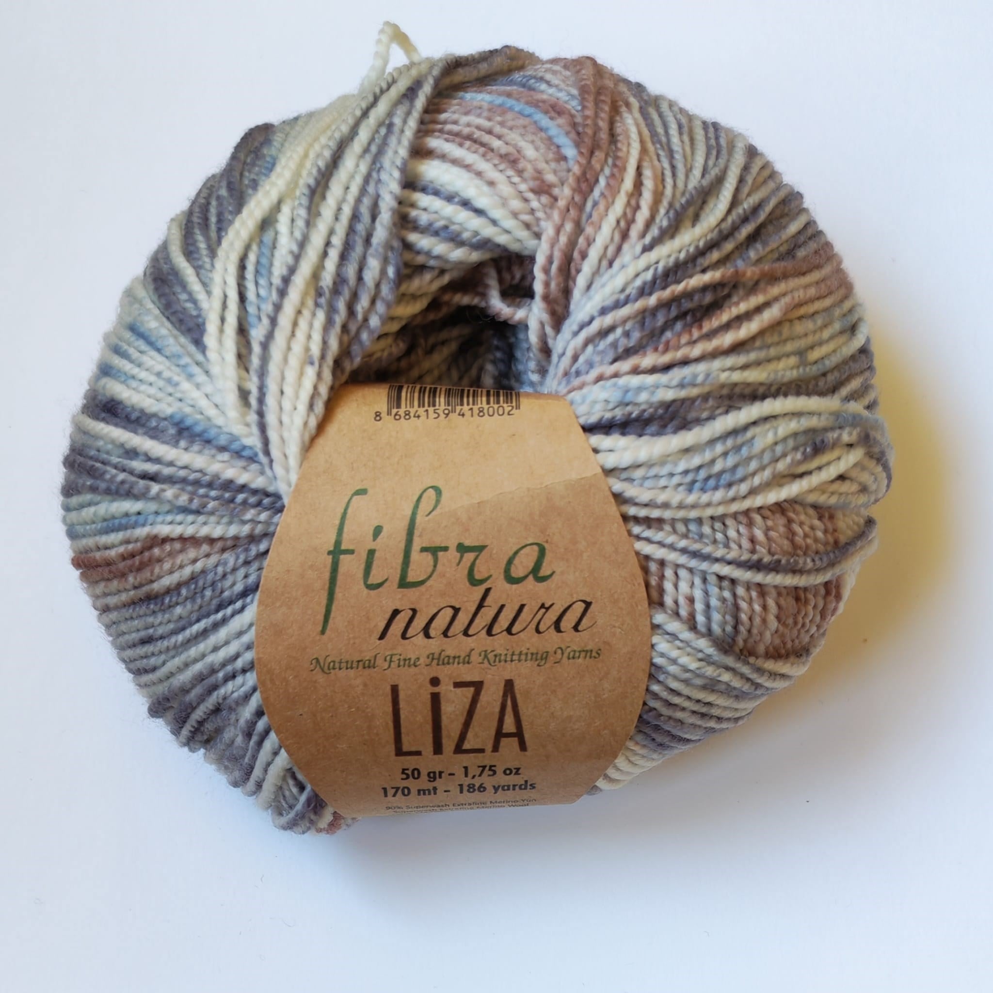 Fibra Natura Liza Süperwash Ekstrafine Merino Yün 50 Gr - 06