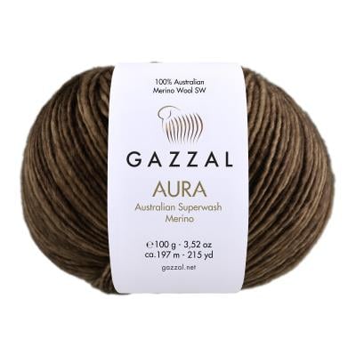 Gazzal Aura Saf Yün Örgü İpliği 100 Gr 166