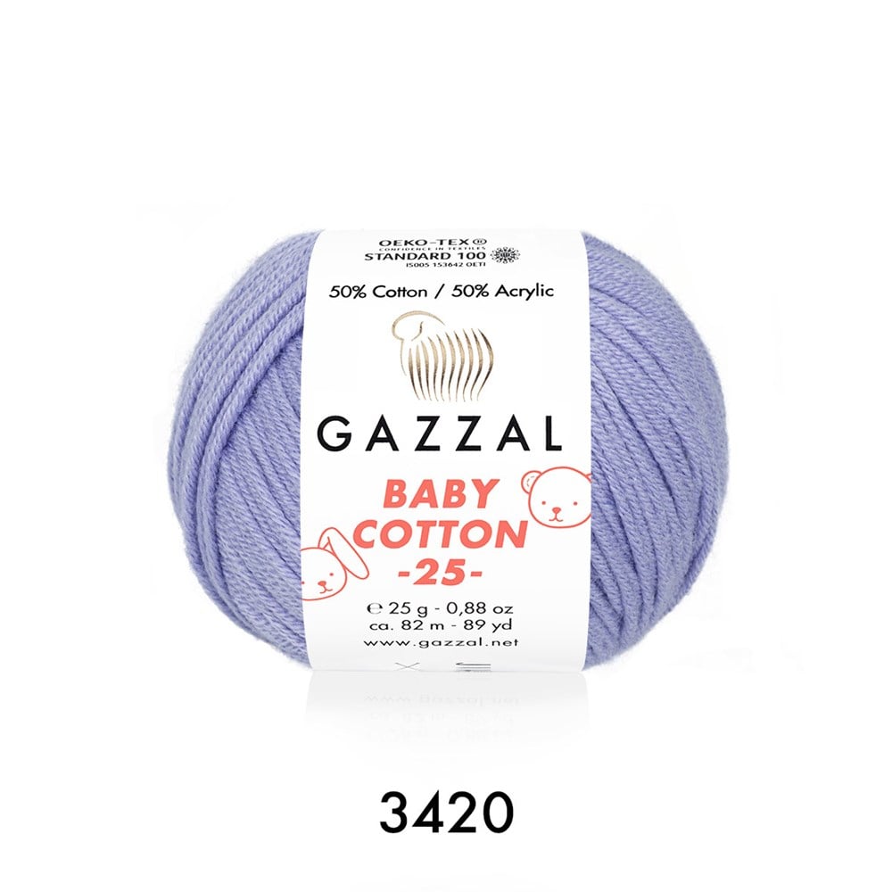 Gazzal Baby Cotton 25 3420