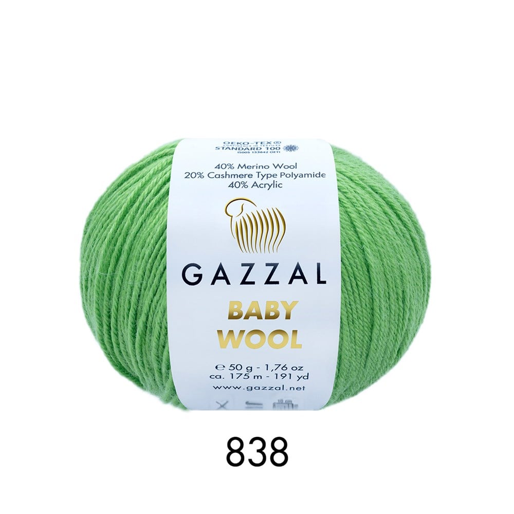 Gazzal Baby Wool 838
