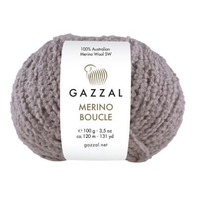Gazzal Merino Boucle Saf Yün Örgü İpliği 100 Gr 3762