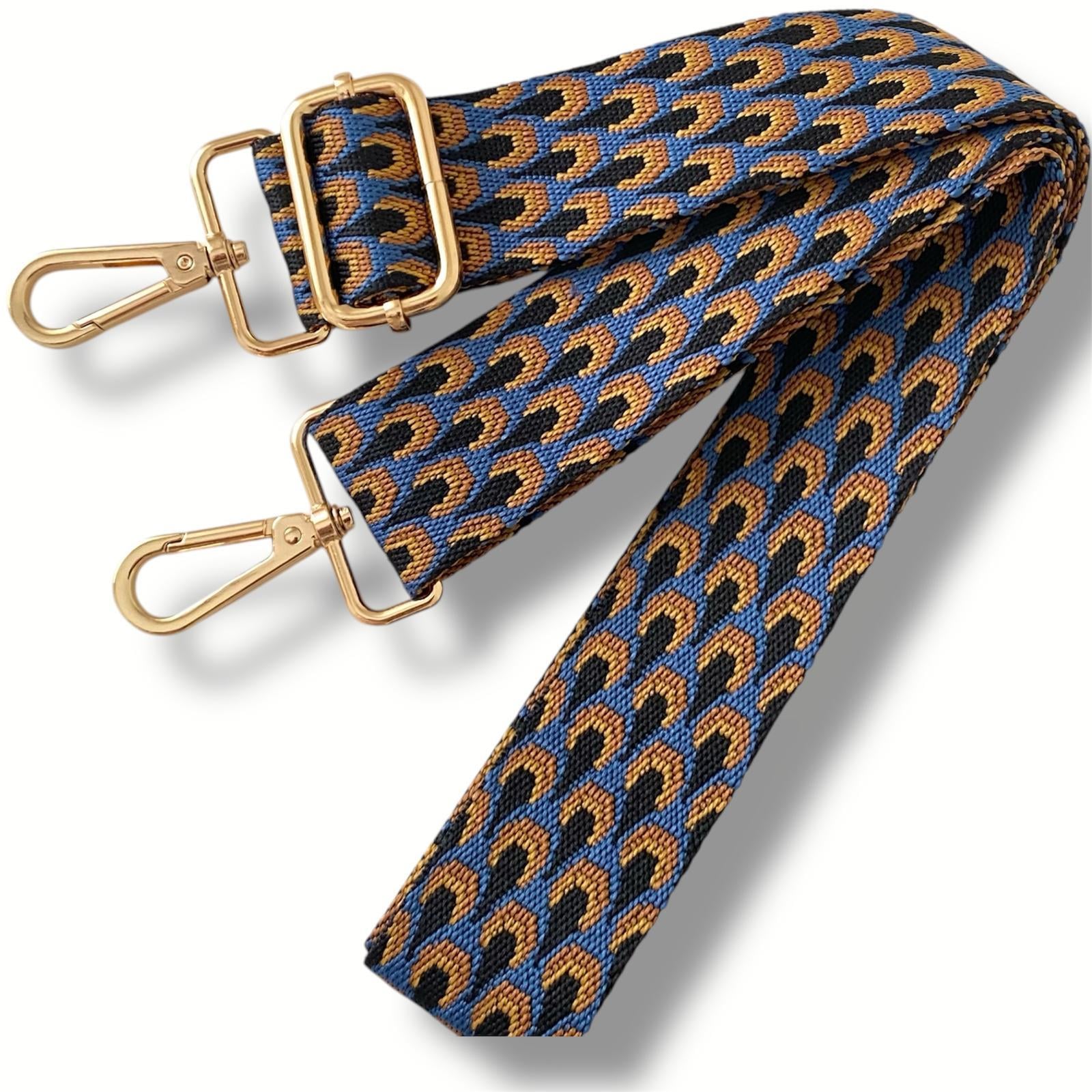 Hasır Görünüm Polyester Dokuma Freebag 135* *3,8 Cm Çanta Sapı 1104