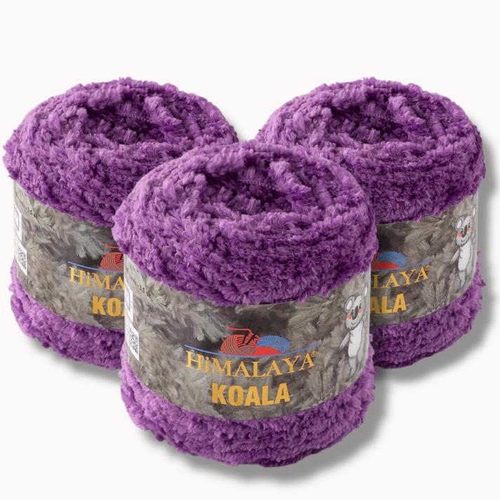 Himalaya Koala 75717 Peluş Örgü İpi 3 Adet