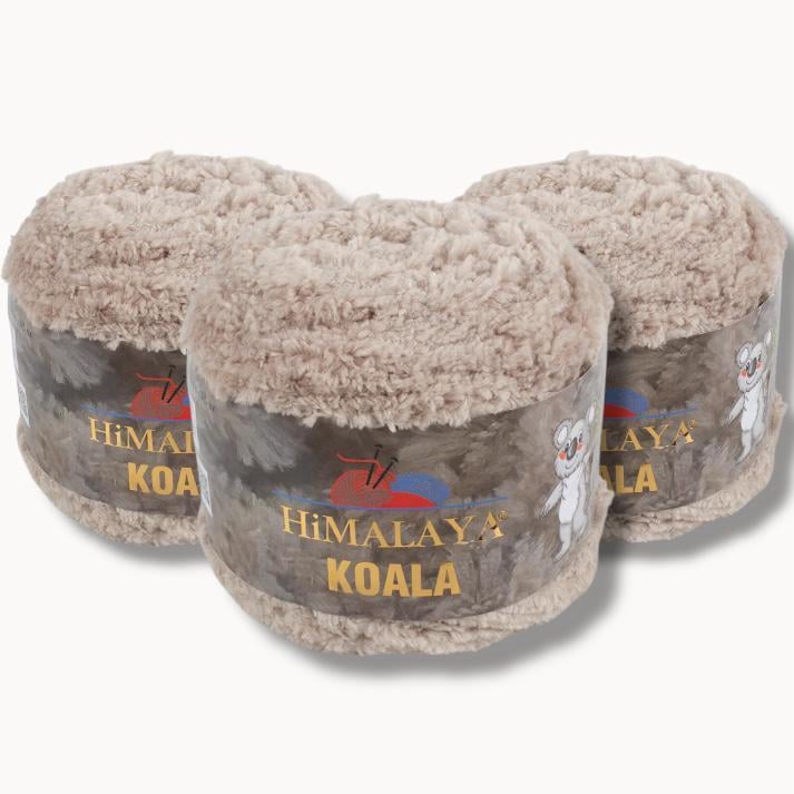 Himalaya Koala 75730 Peluş Örgü İpi 3 Adet