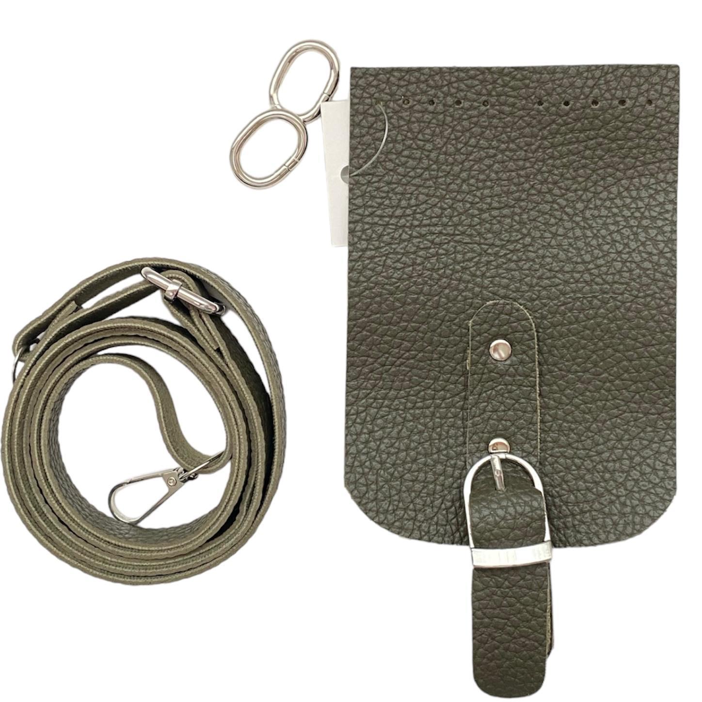 Kapaklı Telefon Çantası Aksesuarları Seti 10*15 Cm Kancalı 