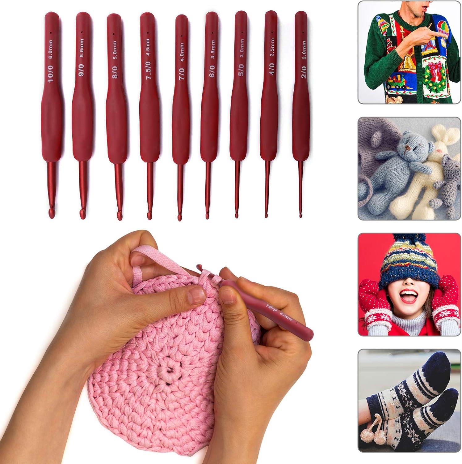 Kırmızı Red Tığ Seti  | 9 Adet Tığ