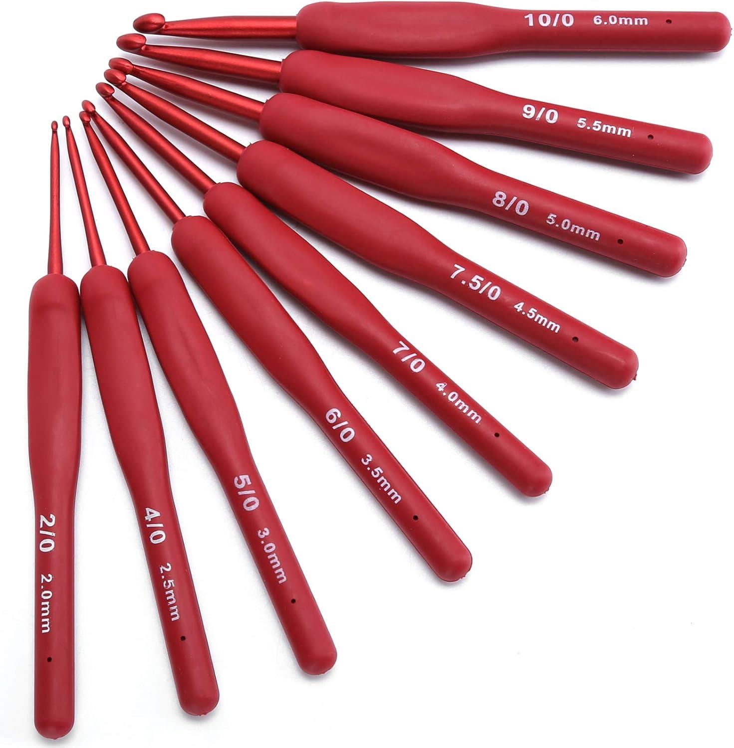Kırmızı Red Tığ Seti  | 9 Adet Tığ