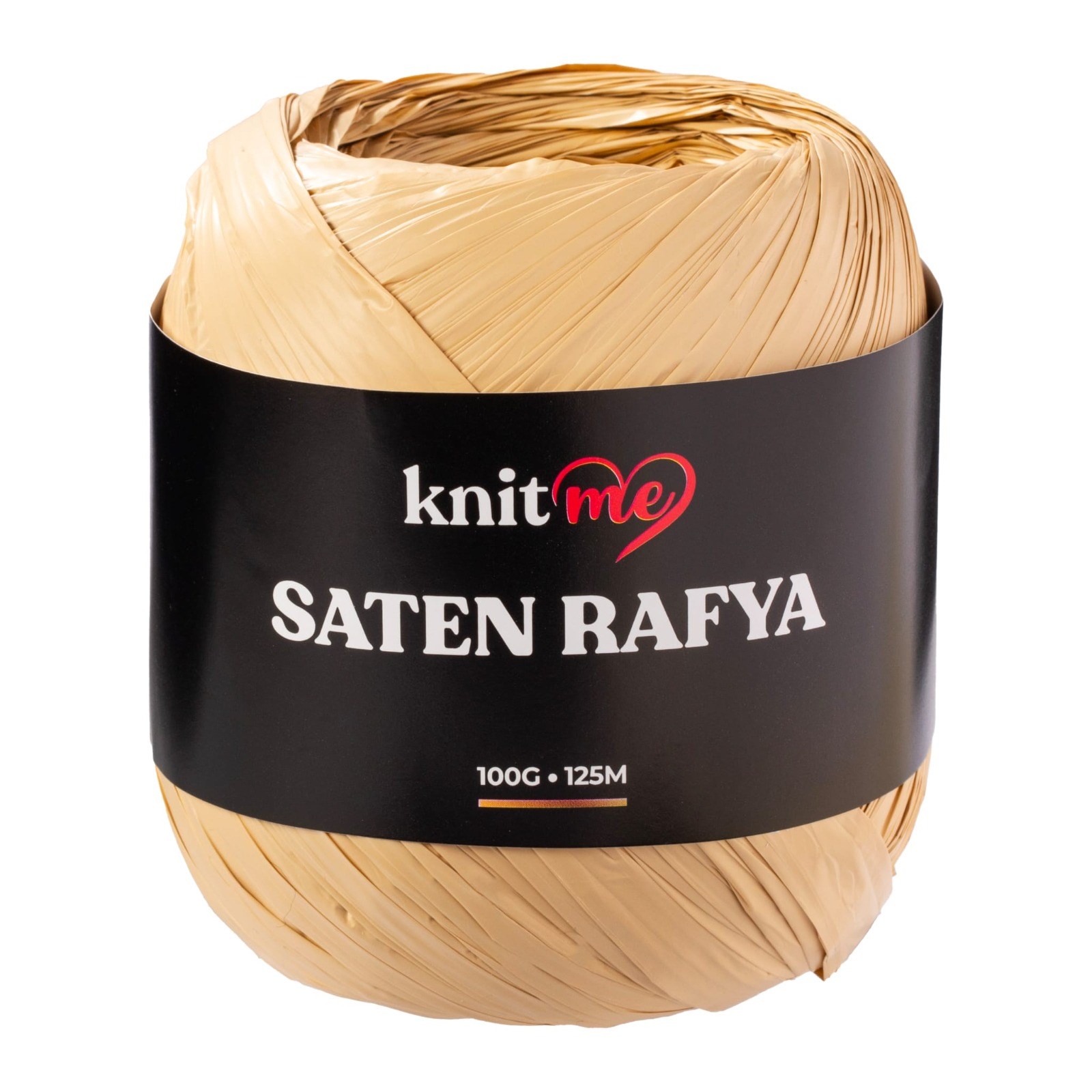 KnitMe Saten Rafya-Raffia Örgü İplik 100 Gr Hasır