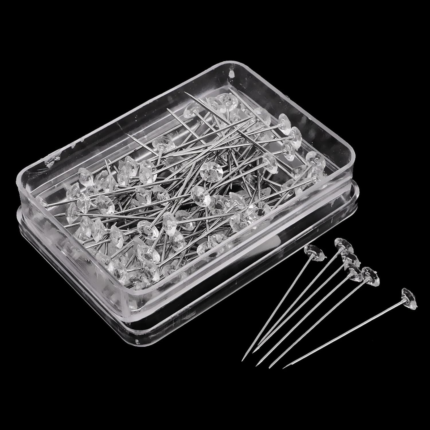 Kristal Başlı Toplu İğne 3.5 Cm