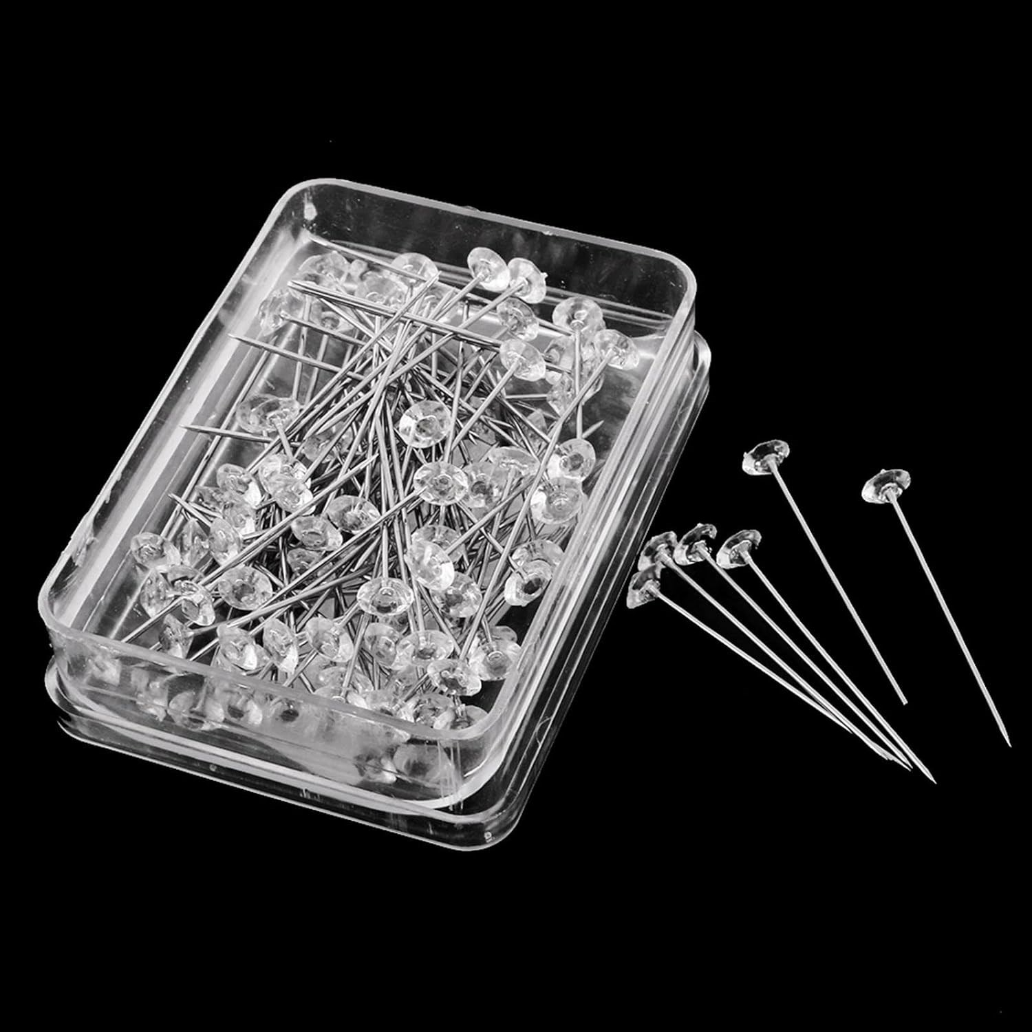Kristal Başlı Toplu İğne 3.5 Cm