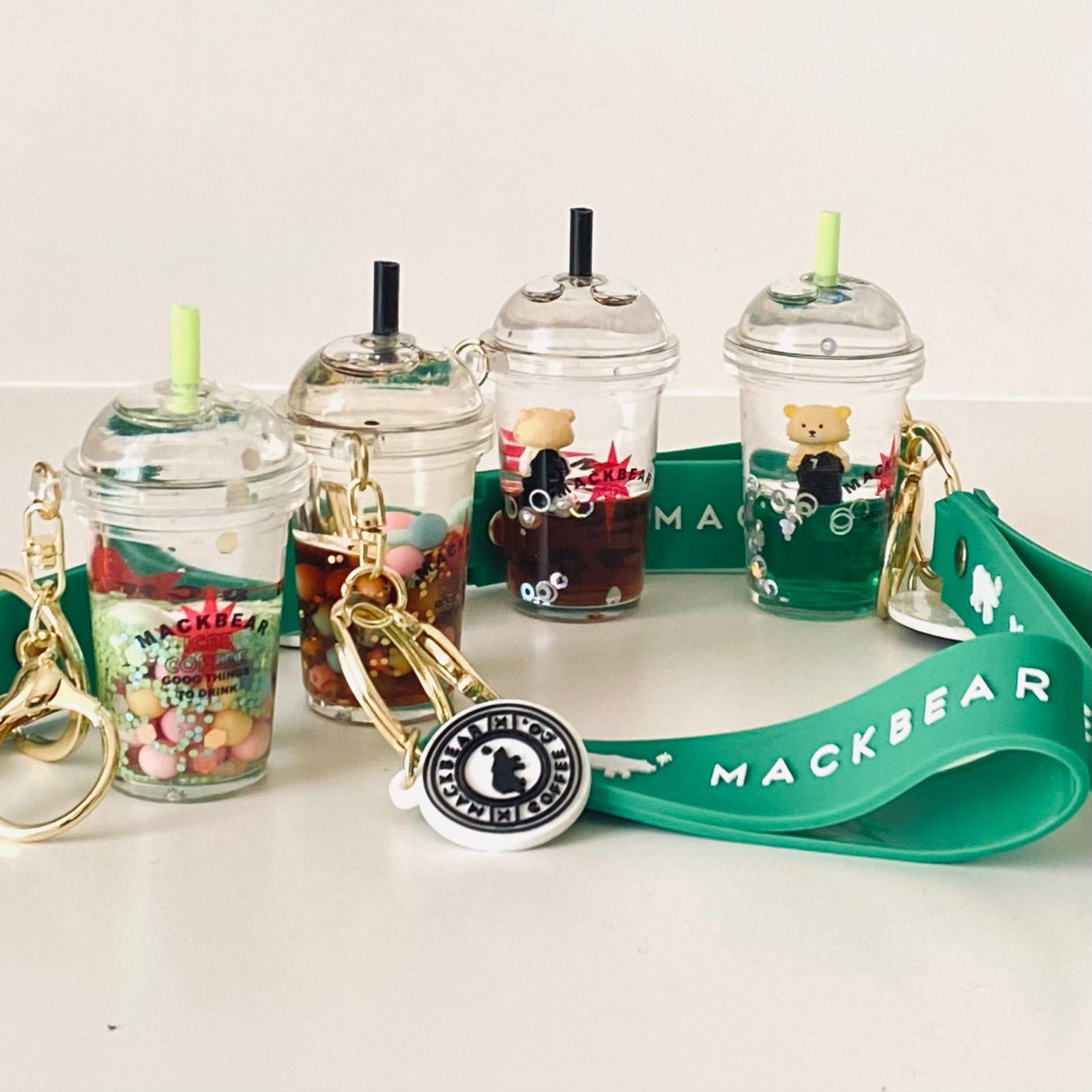 Mackbear Anahtarlık Kahve Bardağı Figürlü 1227