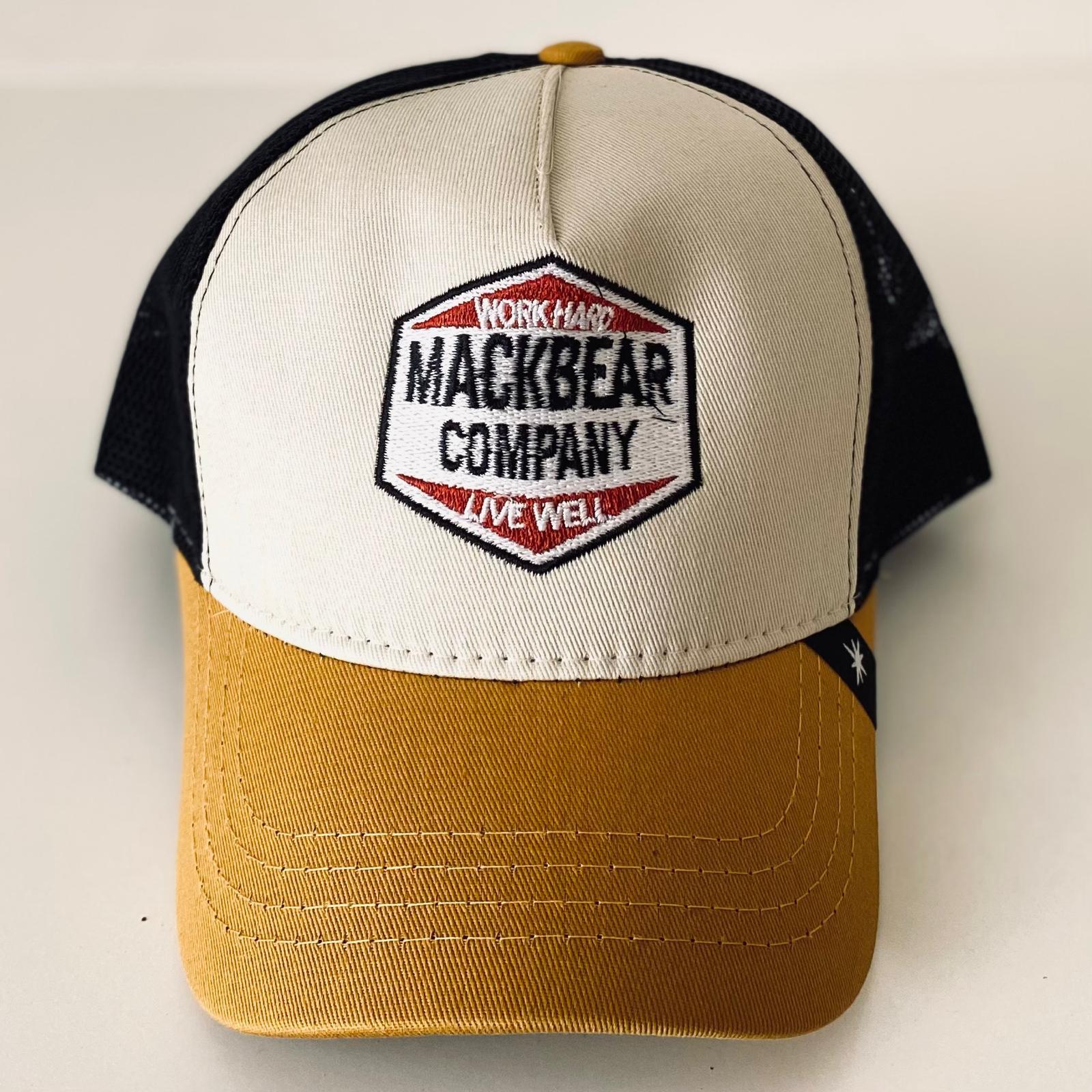 Mackbear Ayarlanabilir Unisex Şapka Krem Sarı