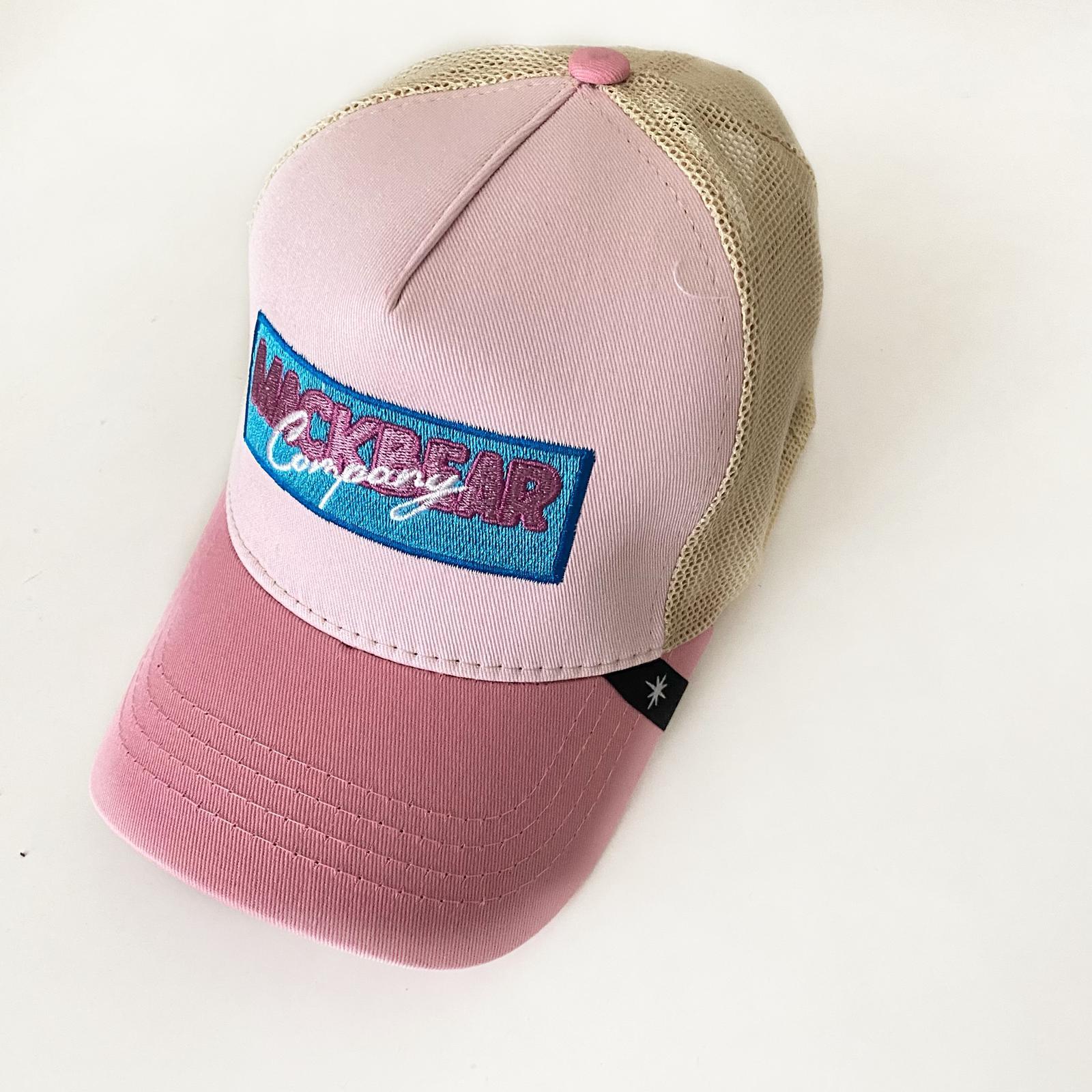 Mackbear Ayarlanabilir Unisex Şapka Pembe Pembe