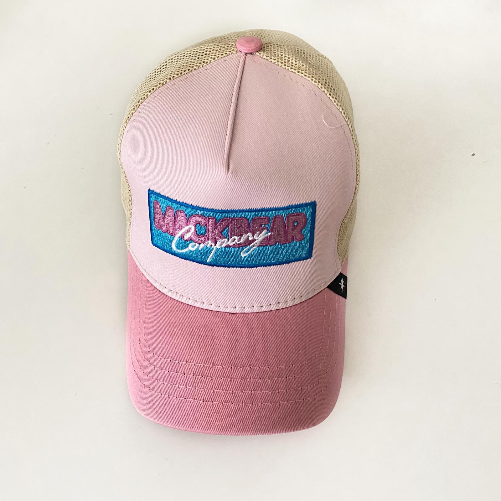 Mackbear Ayarlanabilir Unisex Şapka Pembe Pembe