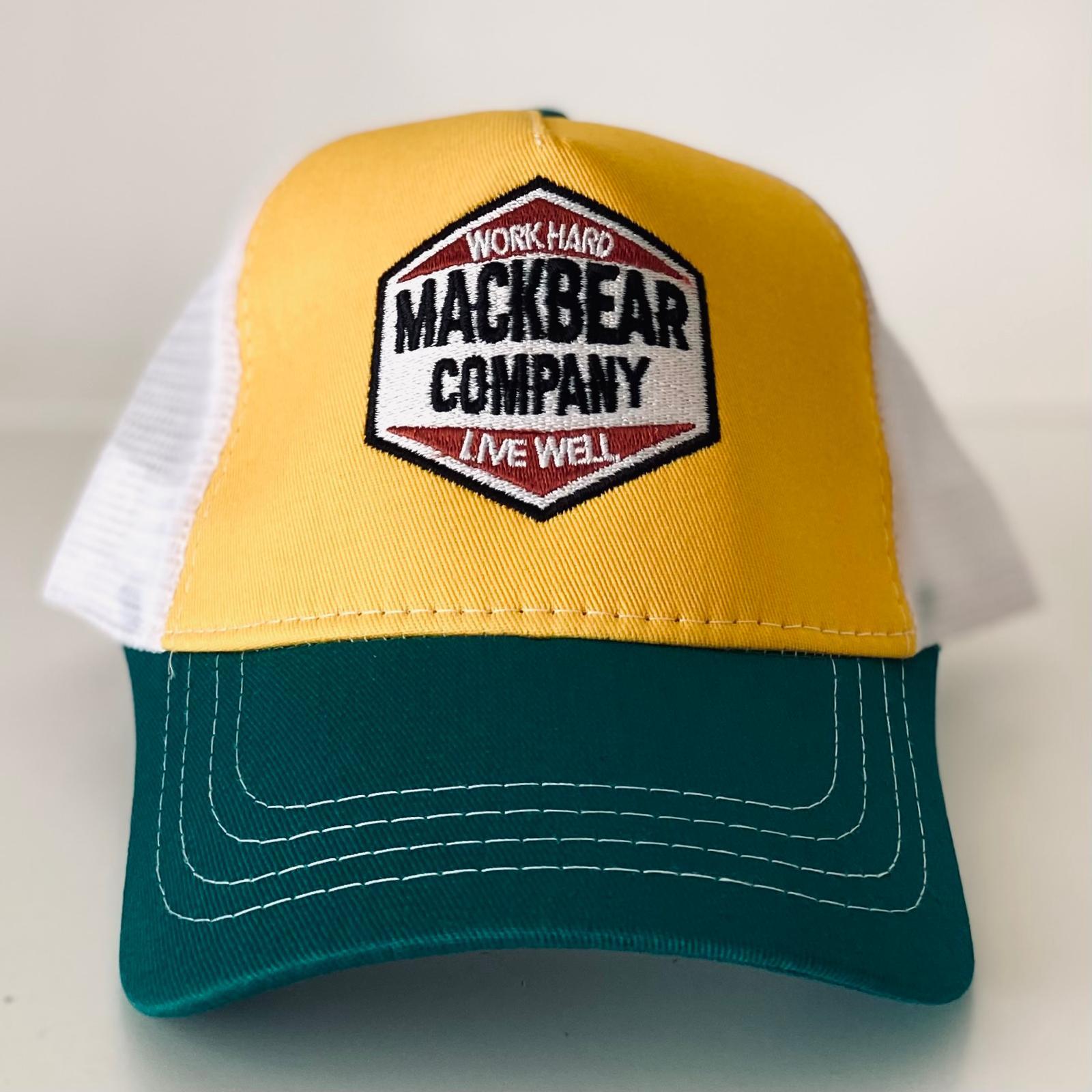 Mackbear Ayarlanabilir Unisex Şapka Sarı Yeşil
