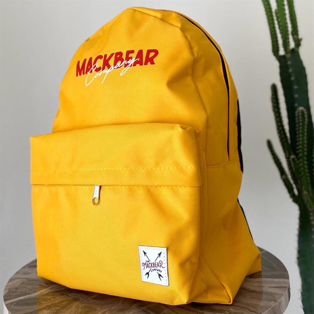 Mackbear Coffee Co. Unisex Sırt Çantası Sarı