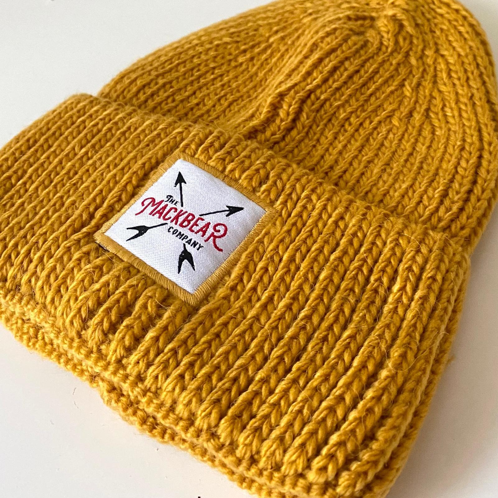 Mackbear Dokuma Örgü Unisex Bere