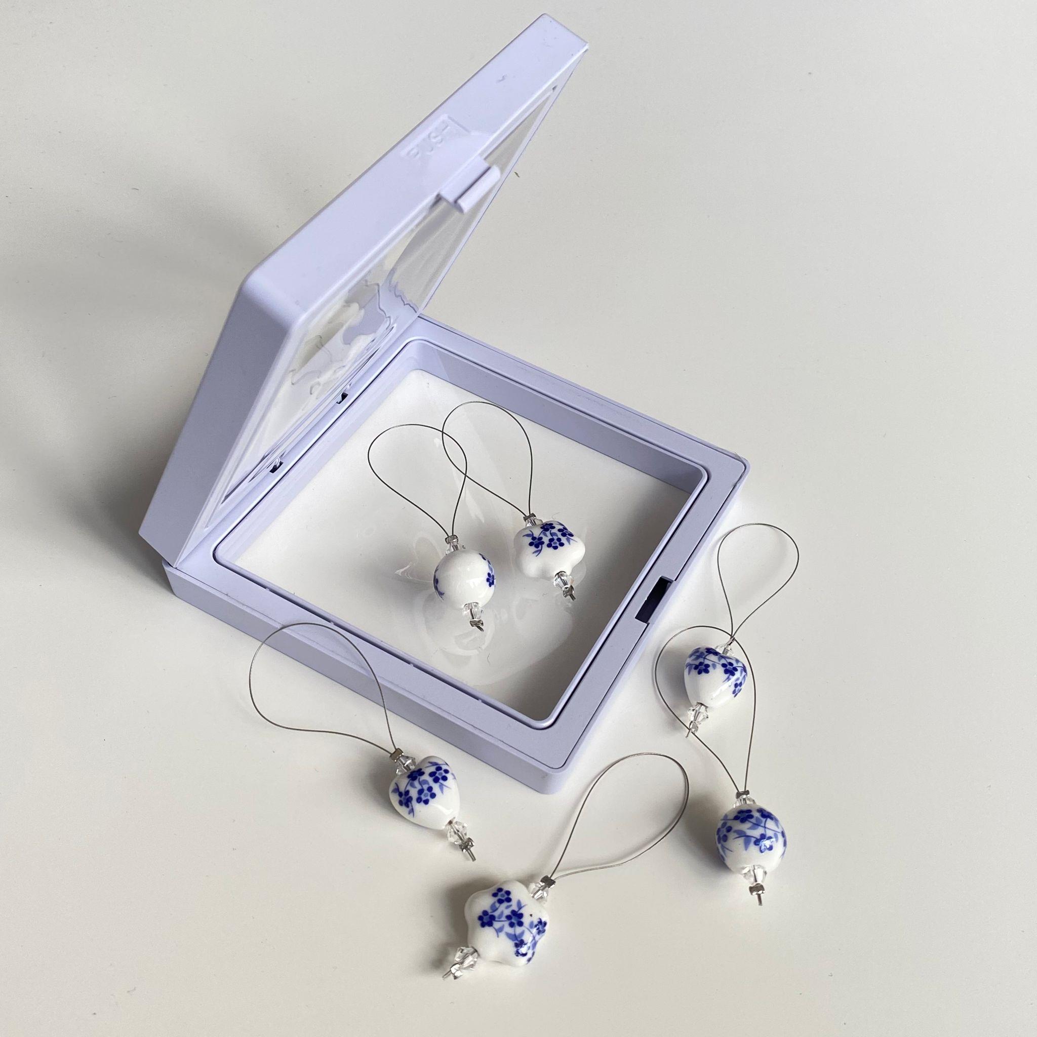 Metal Çini Desenli İlmek Bekletme Seti ''C Model''