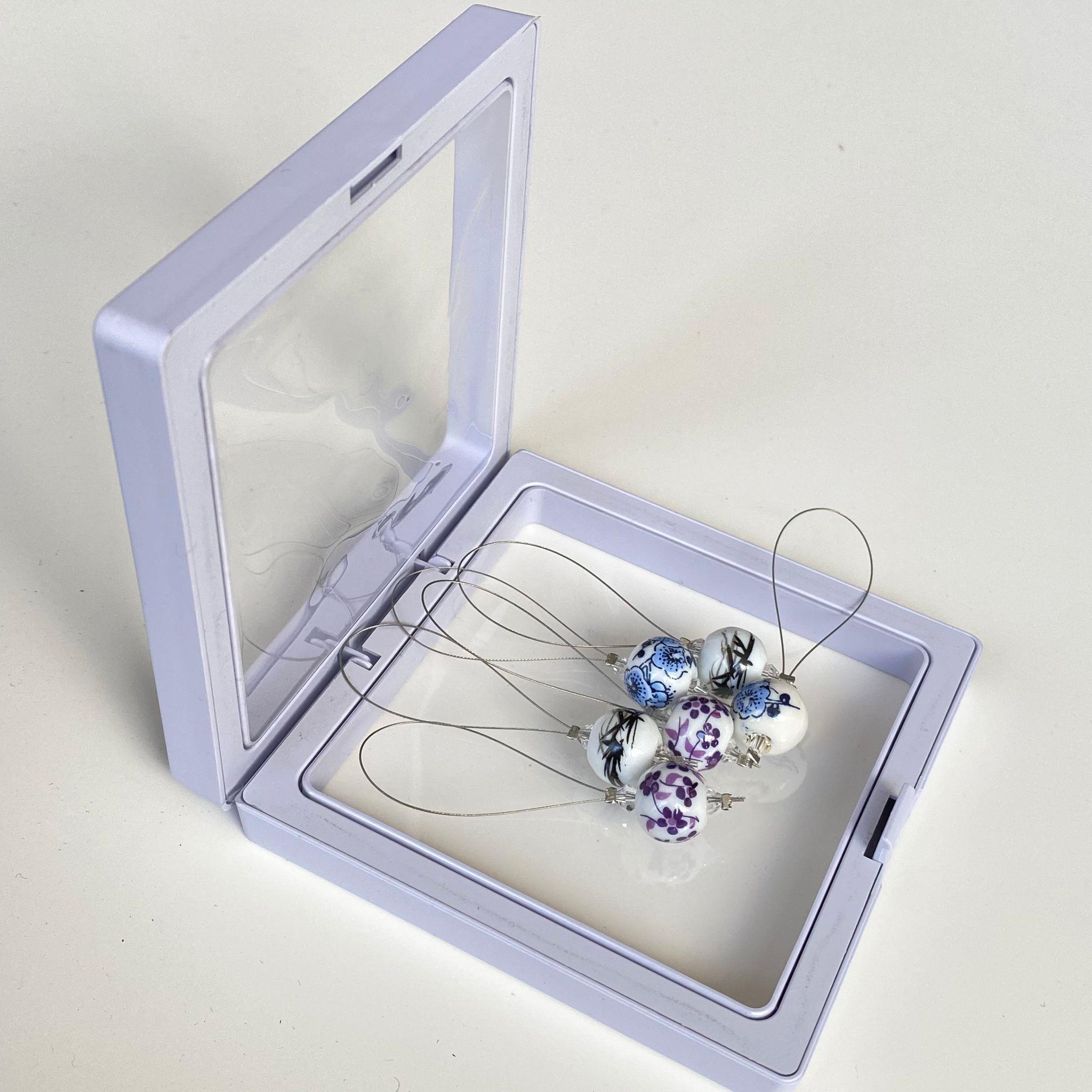 Metal Çini Desenli İlmek Bekletme Seti ''B Model''