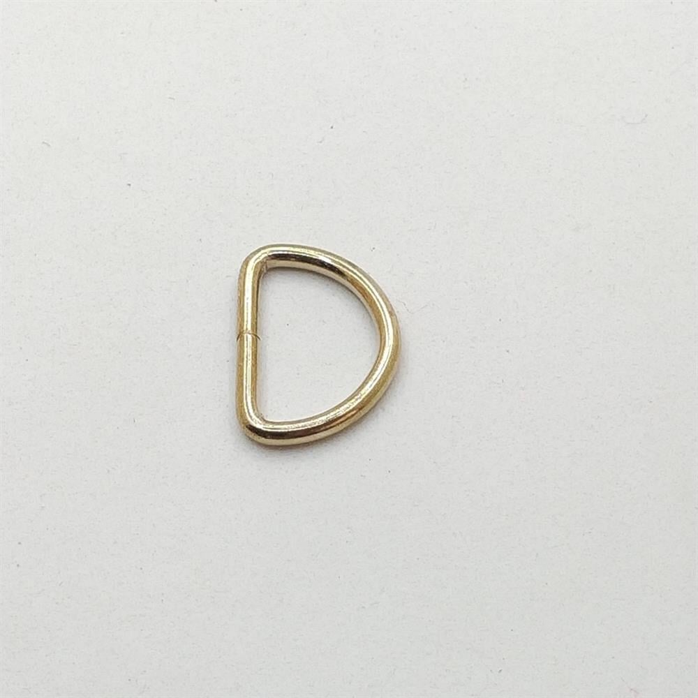Metal D Çanta Halka 2,5 Cm Altın