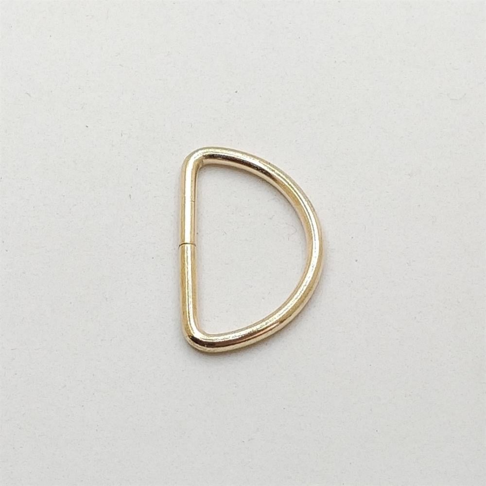 Metal D Çanta Halka 3,8cm Altın