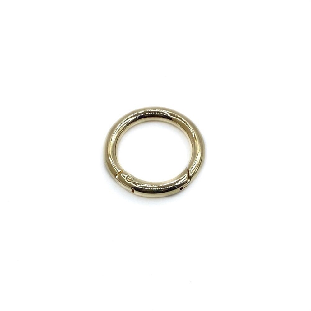 Metal Yaylı Çanta Halkası 2,5 cm Altın