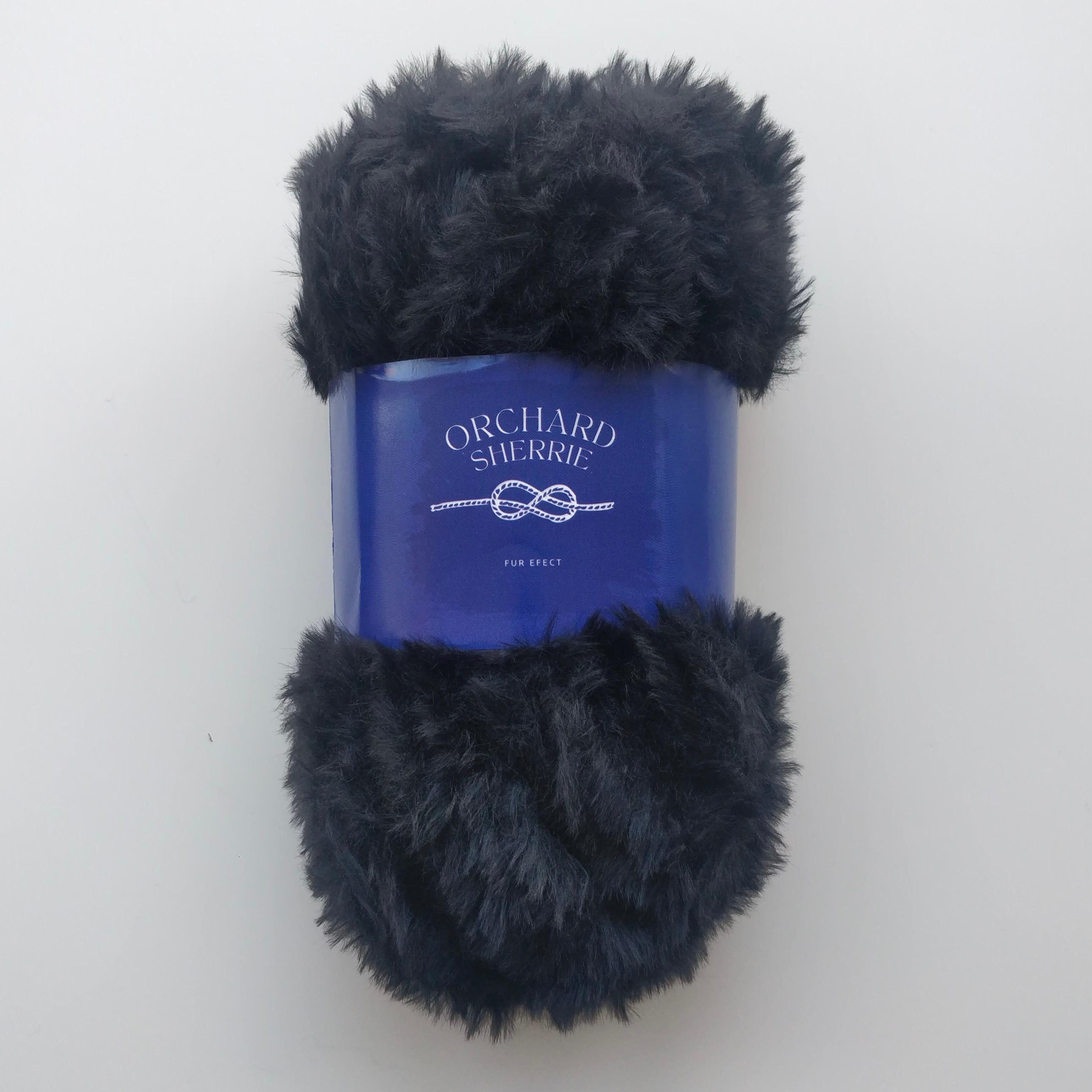 Orchard Sherrie Tavşan Tüyü Dokulu Kürk Görünümlü Örgü İpliği 04