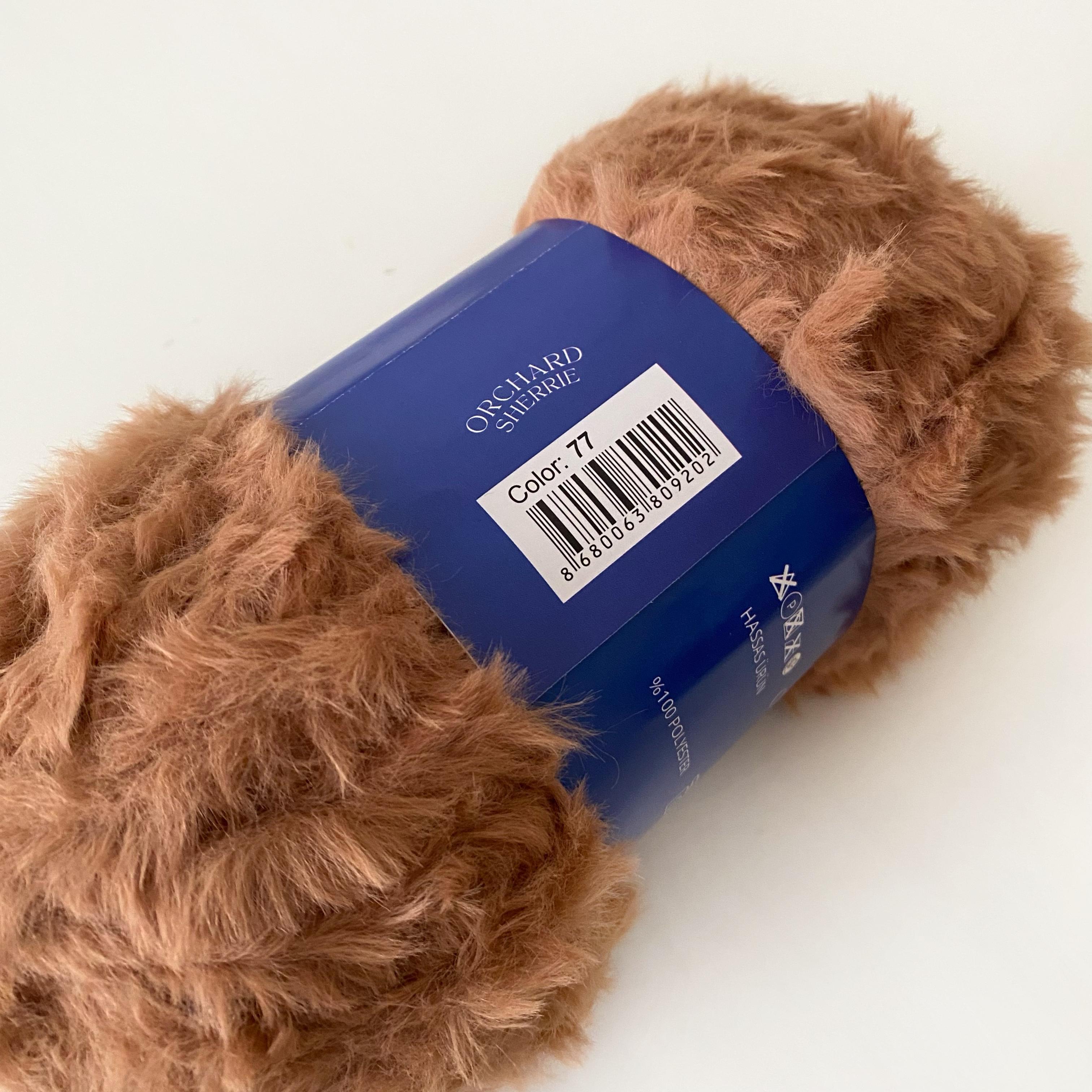 Orchard Sherrie Tavşan Tüyü Kürk Görünümlü Örgü İpliği 77
