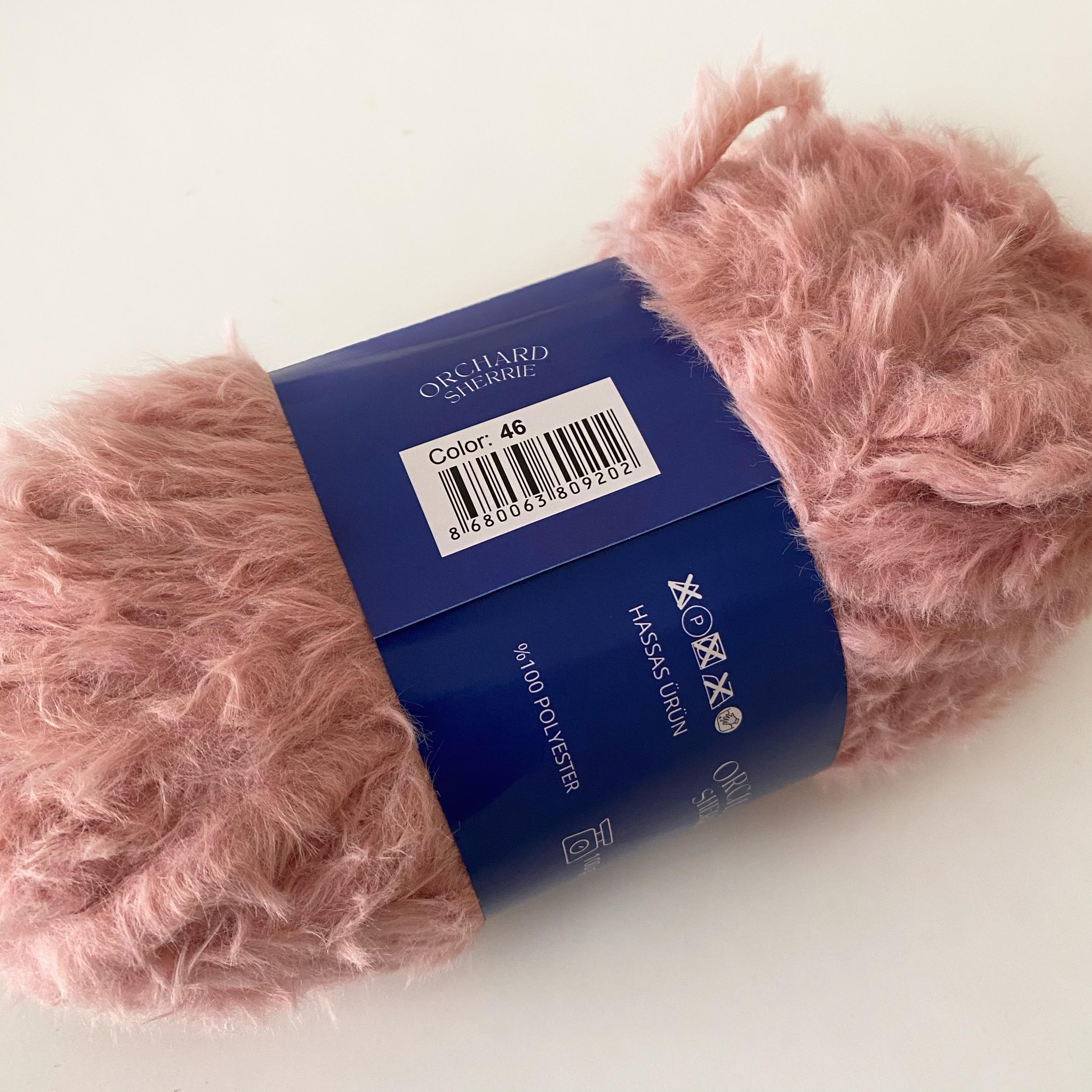 Orchard Sherrie Tavşan Tüyü Kürk Görünümlü Örgü İpliği 46