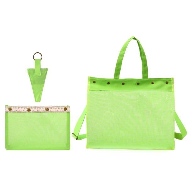 Örgü Çantası, Çok Amaçlı Çanta, Organizer Çanta | Şeffaf Yeşil LE18