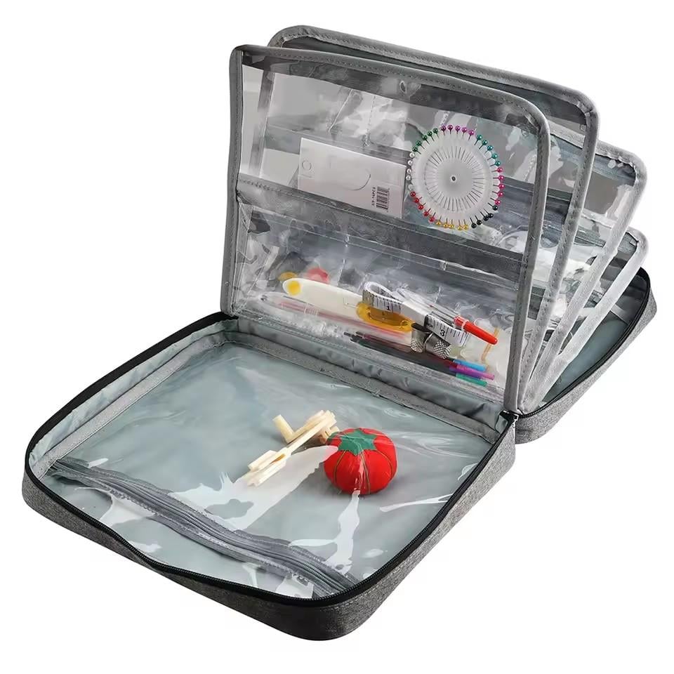 Örgü Çantası, Çok Amaçlı Çanta, Organizer Çanta | L 1 Gri