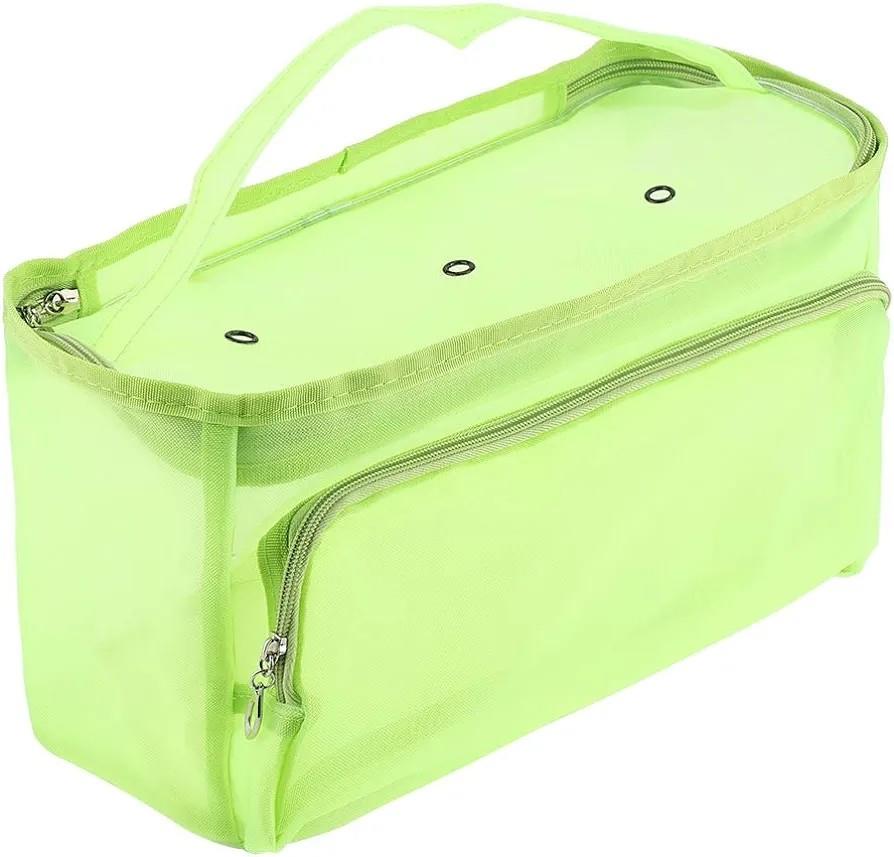 Örgü Çantası, Çok Amaçlı Çanta, Organizer Çanta | Şeffaf Yeşil LE62