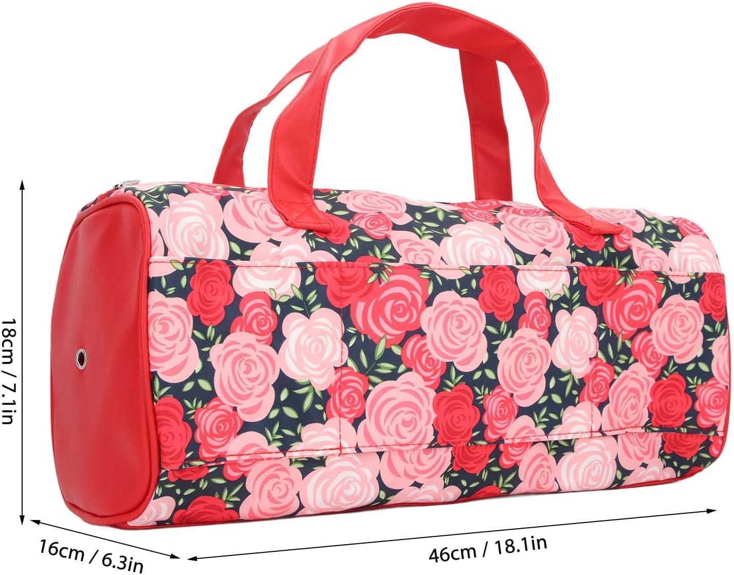 Örgü Çantası, Çok Amaçlı Çanta, Organizer Çanta | Kırmızı Gül Desenli LE 44