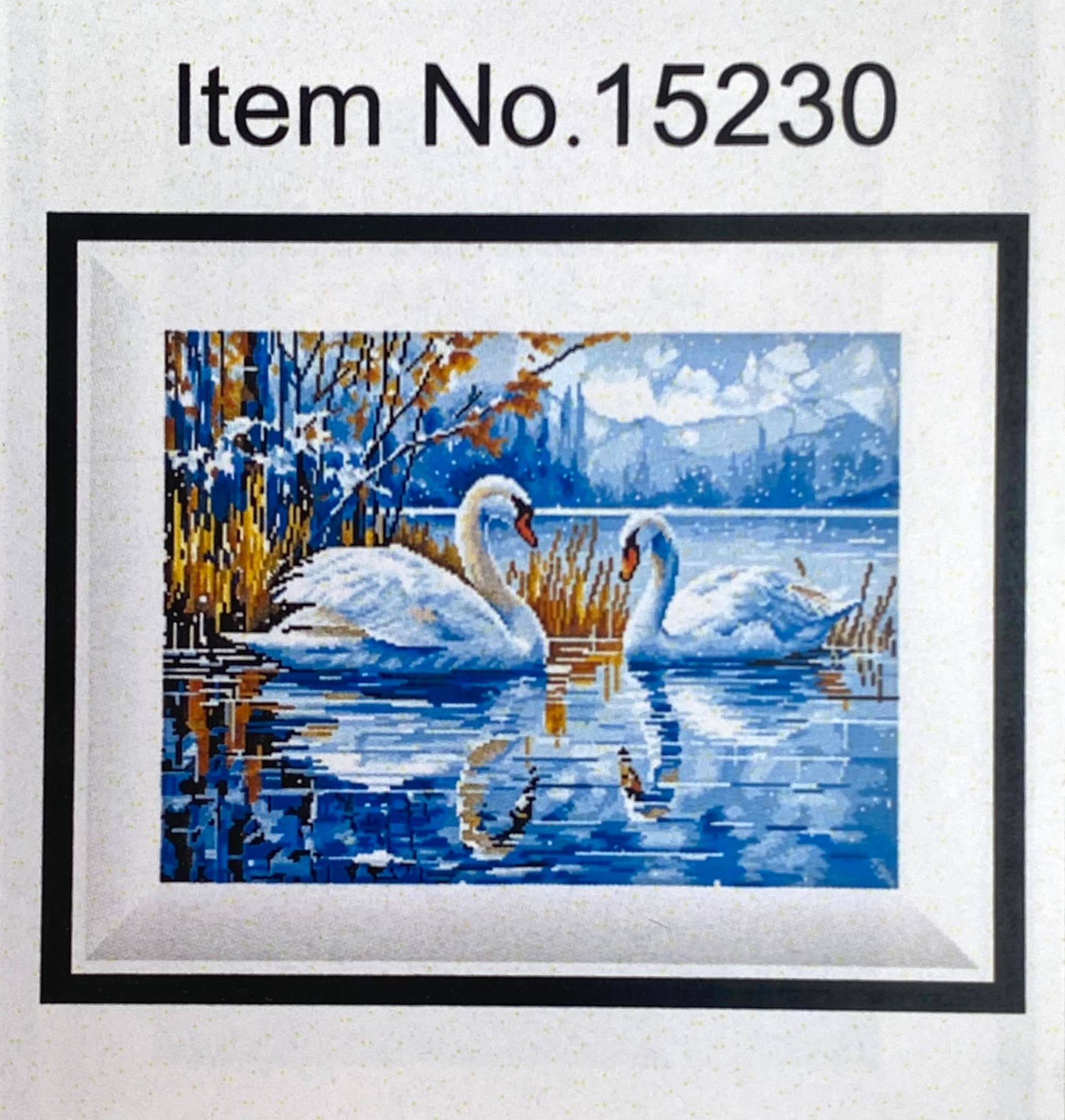 Pamuk Muline Goblen İşleme Panosu Seti Manzaralı 40x50 Cm 15230