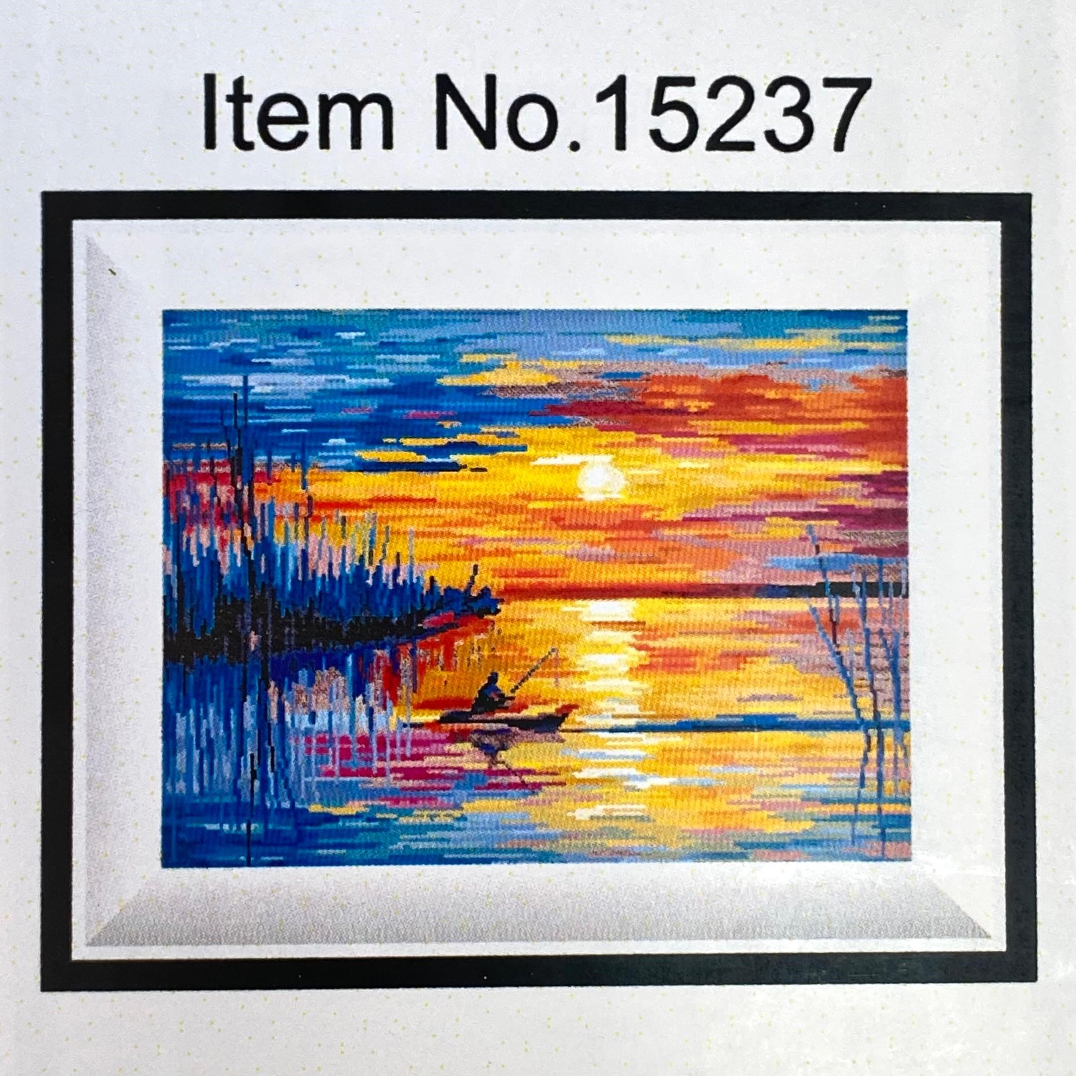 Pamuk Muline Goblen İşleme Panosu Seti Manzaralı 40x50 Cm 15237