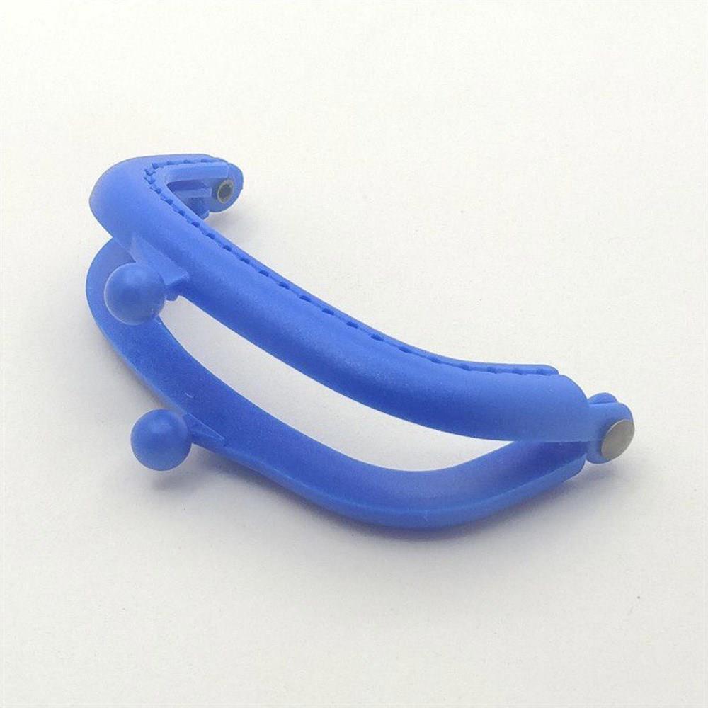 Plastik Cüzdan Klipsi 8 Cm Saks Mavisi