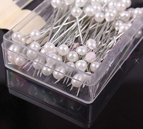 Plastik İnci Başlı Toplu İğne 100 Adet