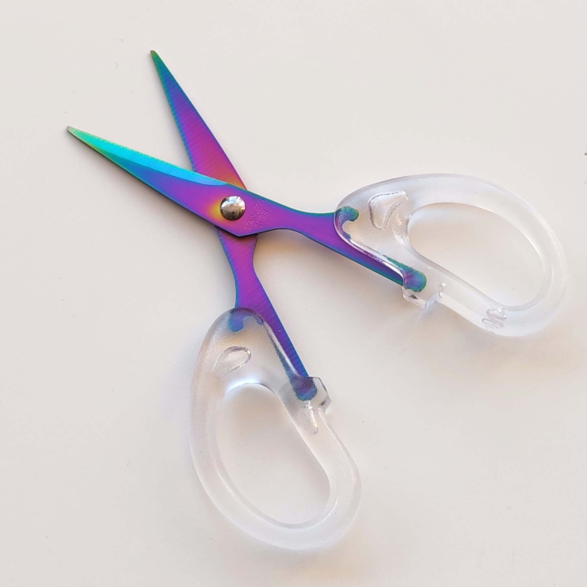 Plastik Saplı Çelik Rainbow Makas 120 Mm