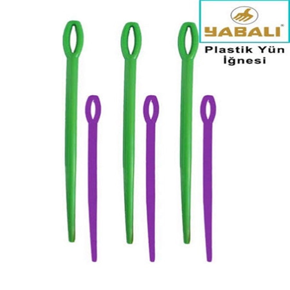 Plastik Yün İğnesi 6'lı Set 
