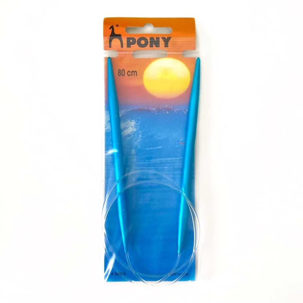 Pony 80cm Alüminyum Renkli Misinalı Şiş