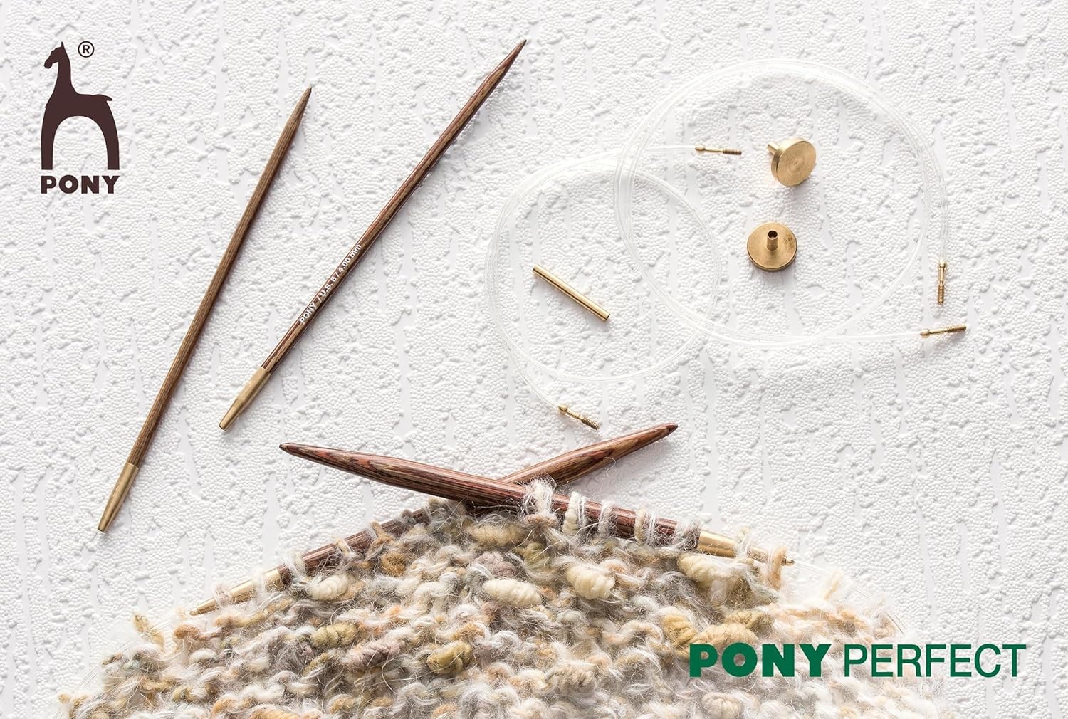 Pony Değiştirilebilir Ahşap Misinalı Şiş Çantalı 49143