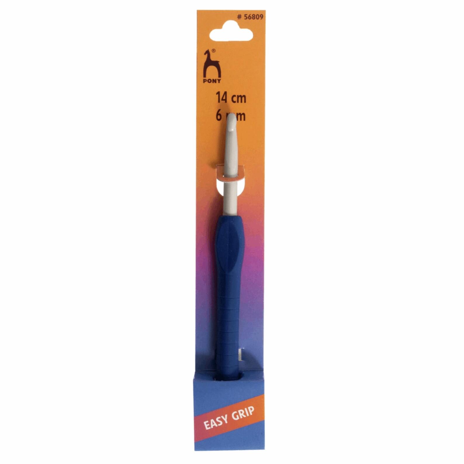 Pony Easy Grip Plastik Saplı Tığ 6 mm 14 cm
