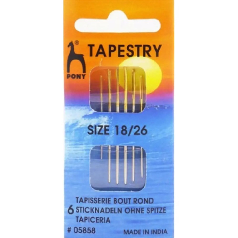 Pony Goblen, Etamin ve Yün İğnesi 05858 Size 18/26