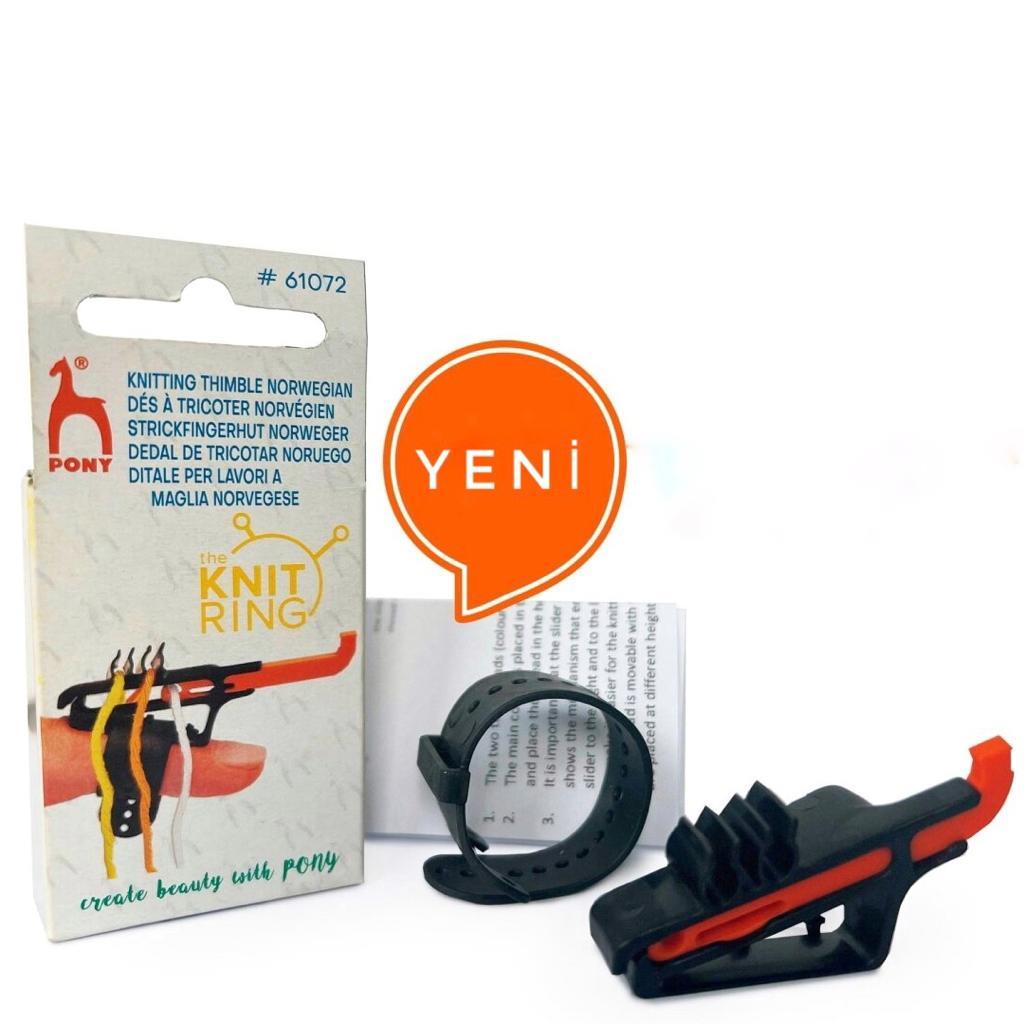 Pony İplik Ayırma Yüzük Model Silikon Kordonlu 61072