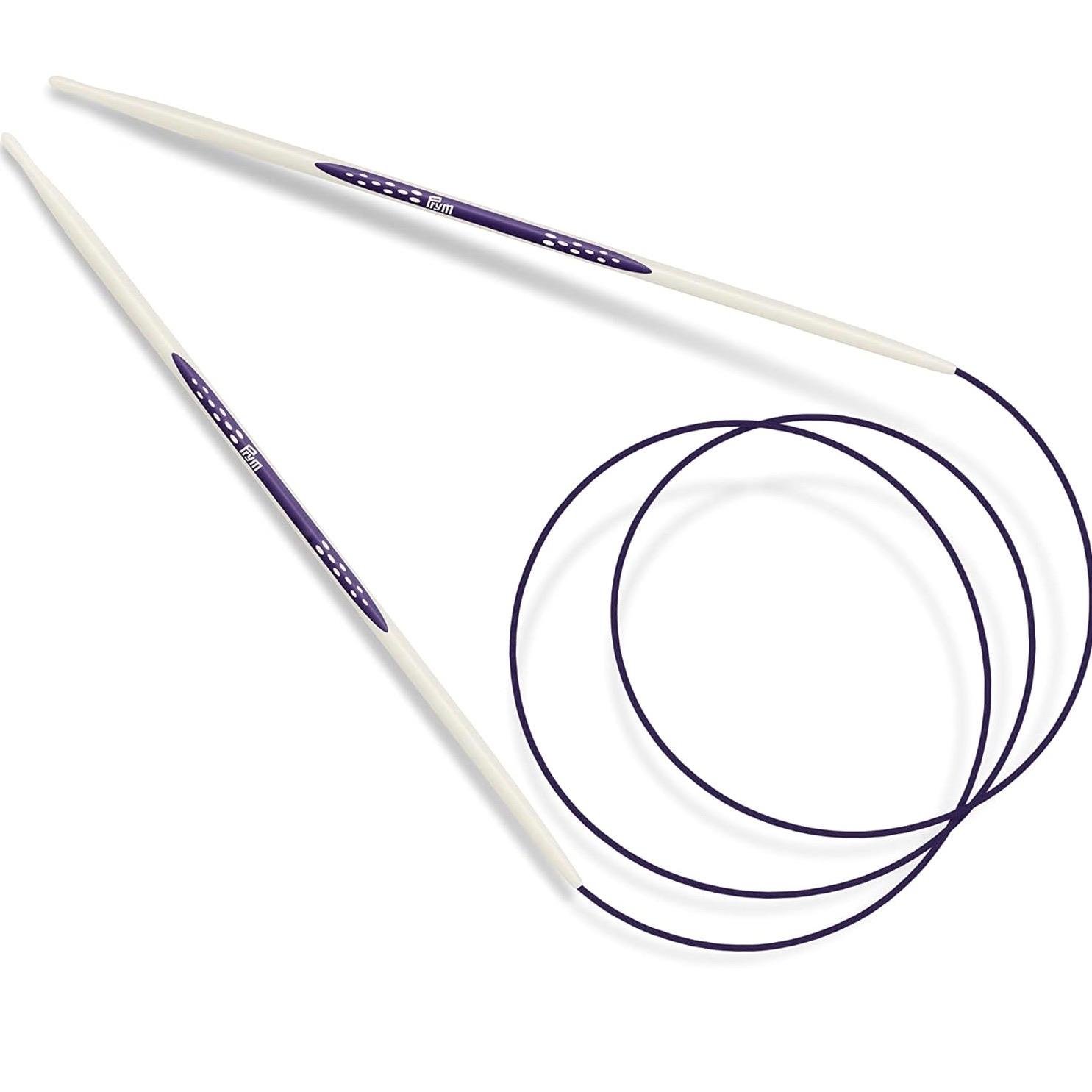 Prym Ergonomik Gözyaşı Damlası Uç Şekilli Misinalı Şiş 60 Cm 4.5 Mm