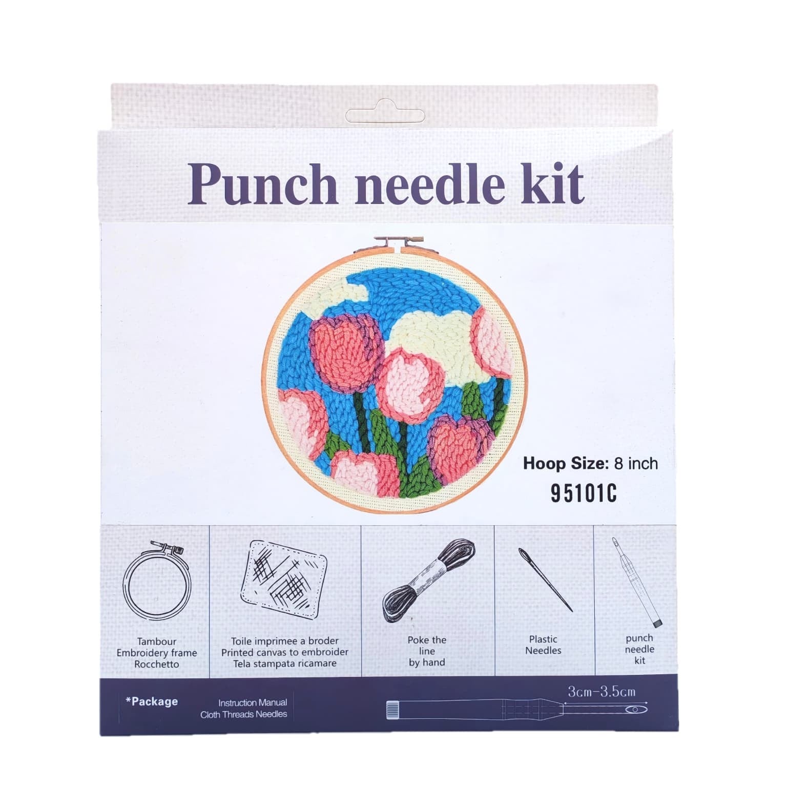 Punch İşleme Seti 20x20 Cm 95101C