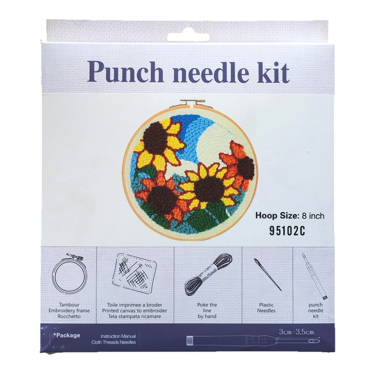 Punch İşleme Seti 20x20 Cm 95102C