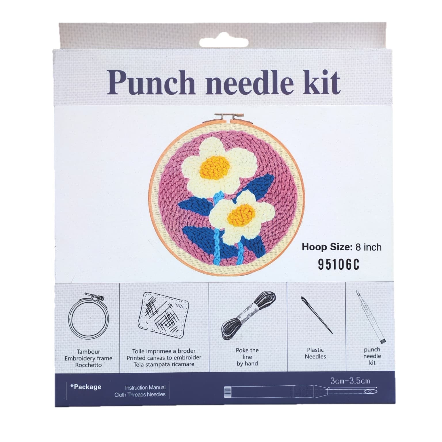 Punch İşleme Seti 20x20 Cm 95106C