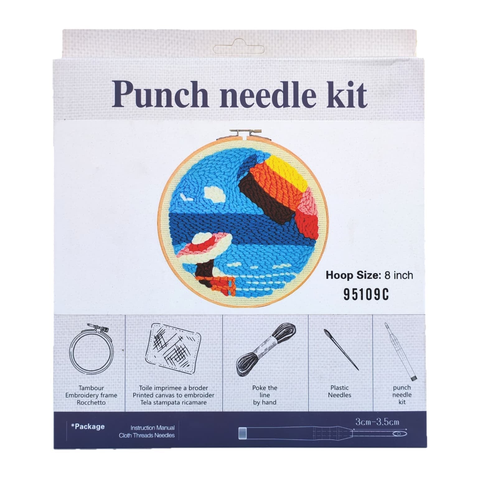 Punch İşleme Seti 20x20 Cm 95109C