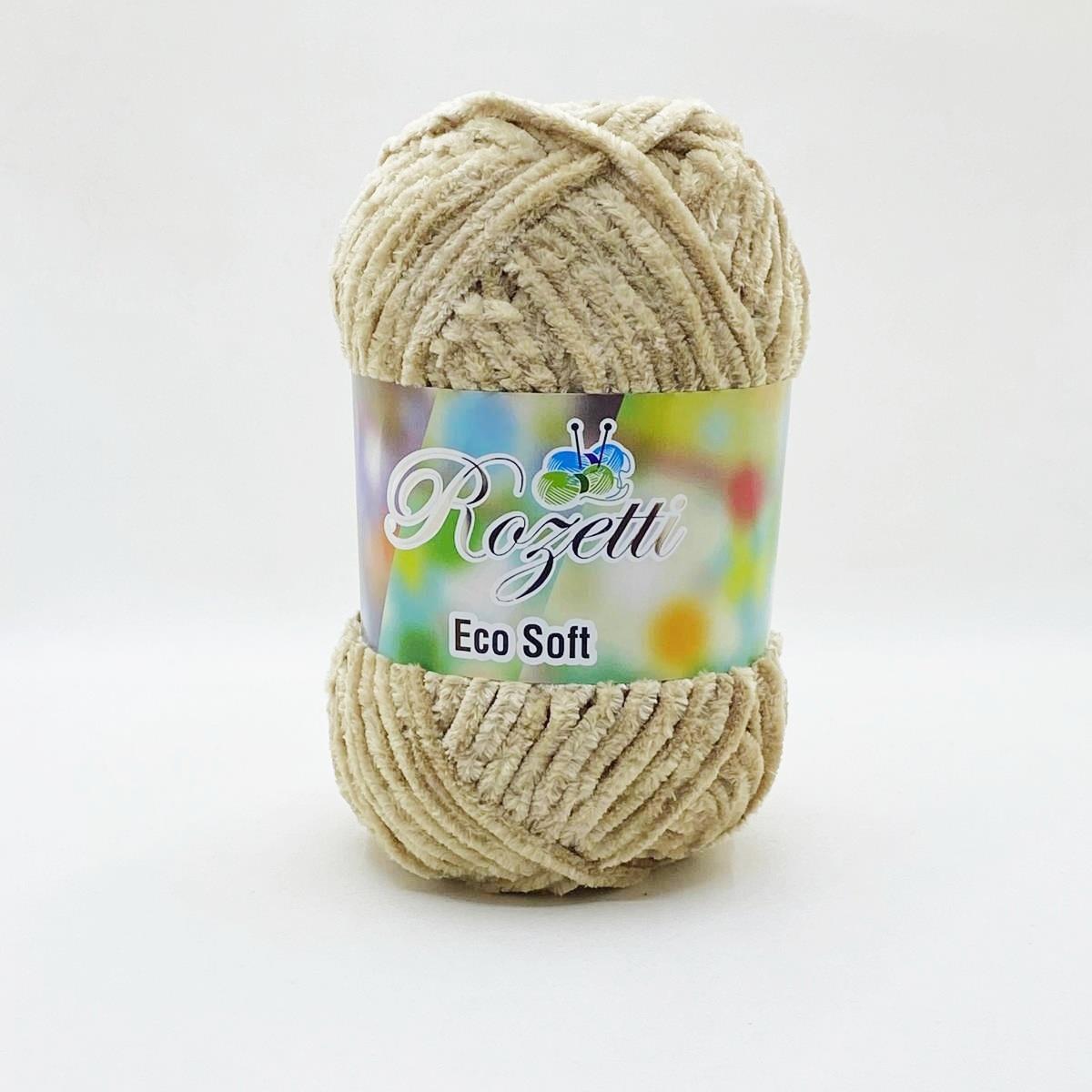 Rozetti Eco Soft İhraç Fazlası Ucuz Kadife İplik Sütlü Kahve